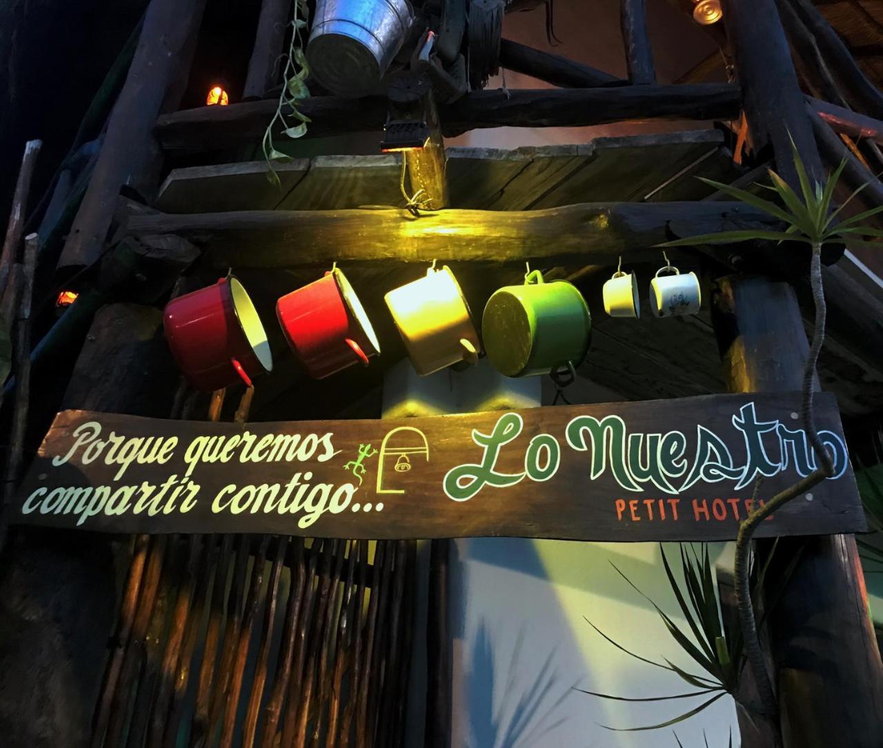 Lo Nuestro Petit Hotel Tulum Kültér fotó